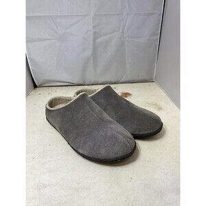 Sorel Mens size 6  Suede Slippers GREY SLIPON